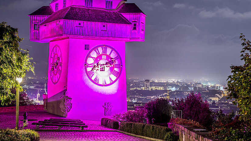 Uhrturm am Schlossberg © Stadt Graz /Fischer