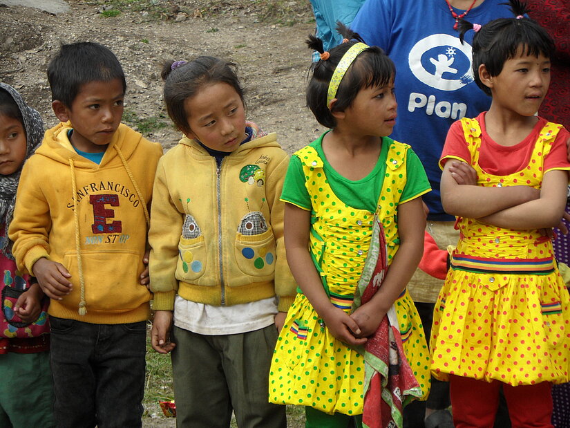 Kinder in den Child friendly spaces.©Plan Kinder in den Child friendly spaces.©Plan