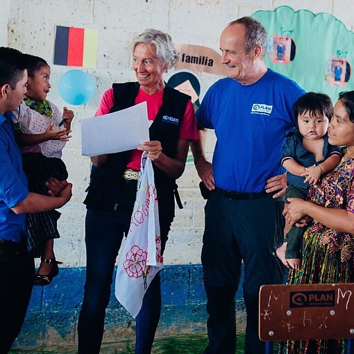 Patenkindbesuch in Guatemala Zu Besuch bei Patenkind Monica.