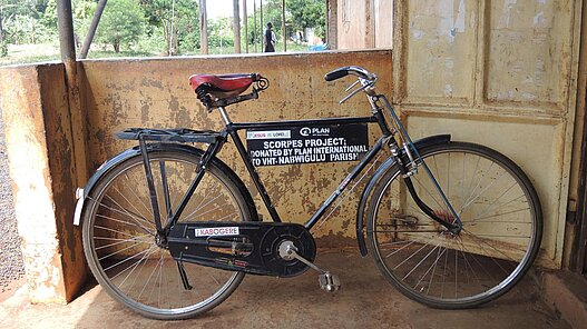 Ein Fahrrad für Gesundheitshelferinnen- und helfer
