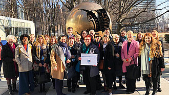 Die Delegation der Bundesregierung fordert beim CSW in New York Parität - nicht nur in den Parlamenten, sondern auch in den Führungsetagen großer Organisation wie den Vereinten Nationen. © Elke Ferner