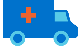 Icon eines Rettungswagens.