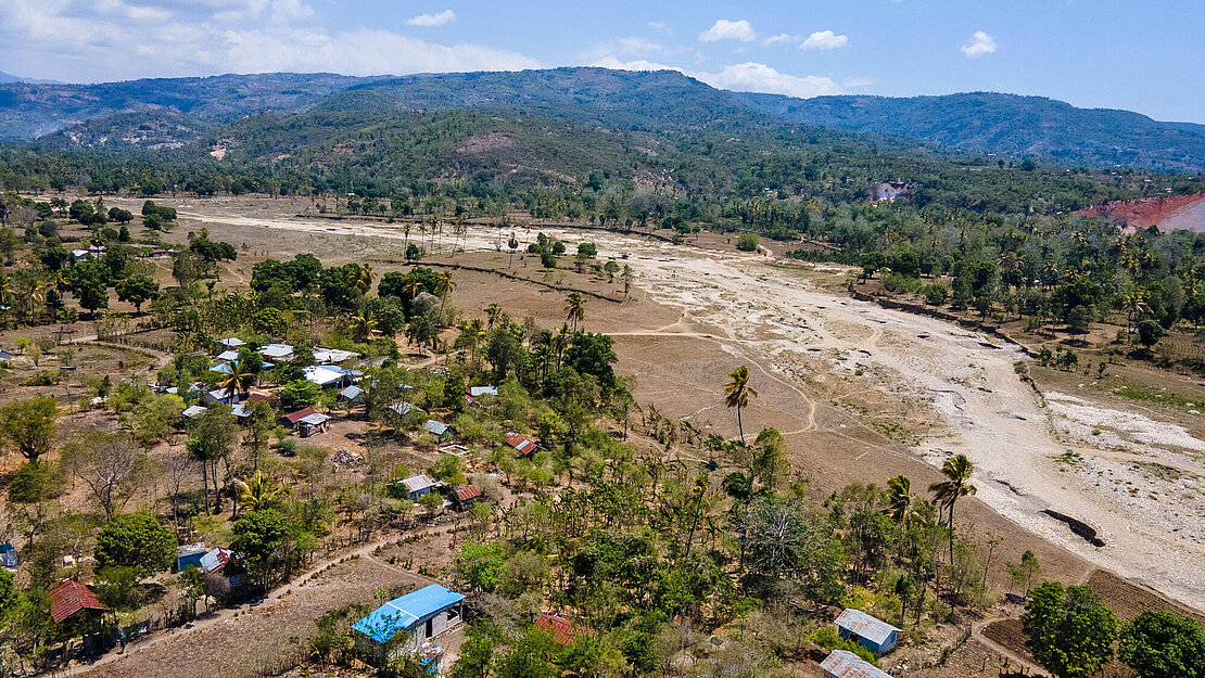 Landschaft im Südosten von Haiti