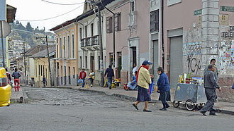 Altstadthäuser in Guayaquil