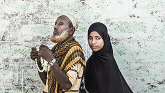 Ali mit seiner Tochter Seyida