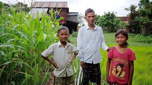 Gemüsegärten für gesunde Ernährung in Kambodscha