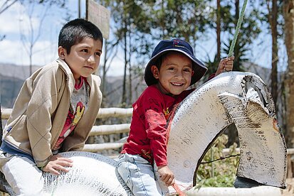 Patenkinder in Ecuador