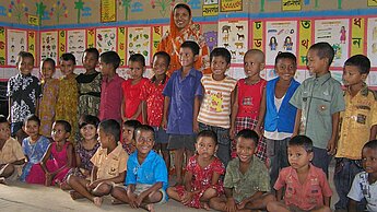 Lernen ohne Angst: lebendiger Unterricht mit viel Bewegung.