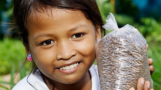 Gemüsegärten für gesunde Ernährung in Kambodscha