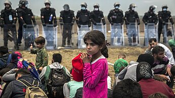 Die Lage der Flüchtlinge ist verheerend, und besonders für Kinder bedeutet Flucht eine große psychische und gesundheitliche Belastung.©Olmo Calvo/Plan