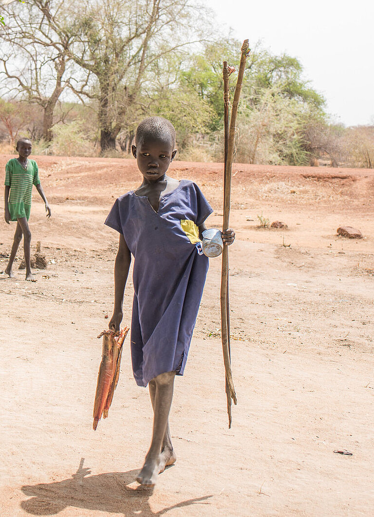 Mädchen in Südsudan