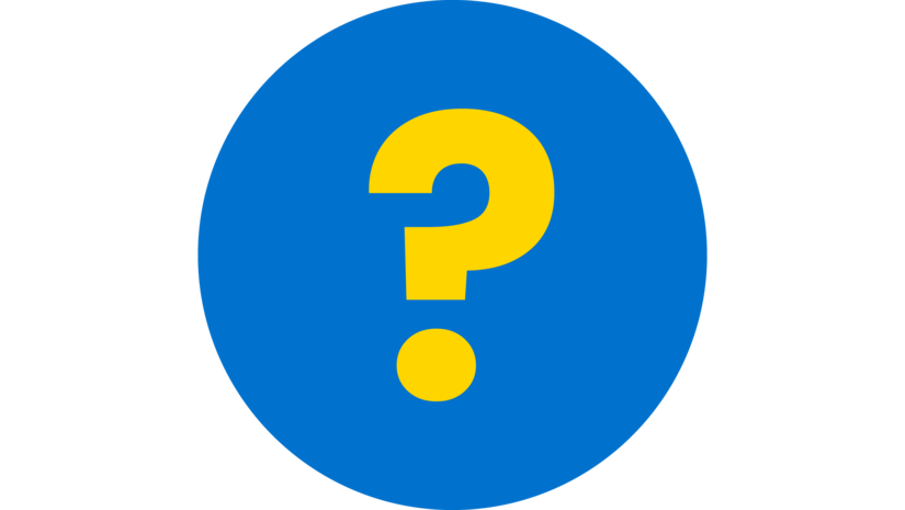 Icon eines Fragezeichens.