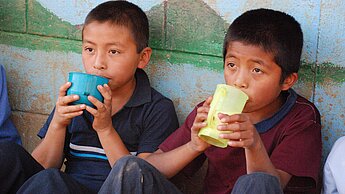 In Guatemala sind 43 Prozent der Kinder unter fünf Jahren mangelernährt © Plan