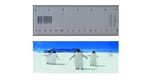 3-D-Lineal und Lesezeichen 3-D-Lineal
