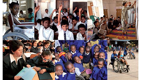 Weltklasse! Broschüre 2014 - Bildung und Behinderung weltweit - Deckblatt
