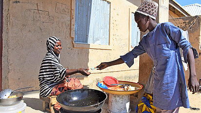 Immer wieder kommt es zu Nahrungsmittelknappheit und Hunger in Nigeria