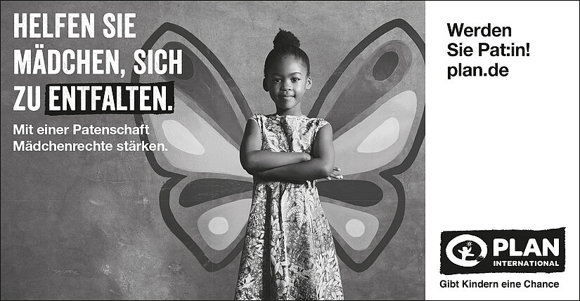 Motiv_Schmetterling_Maedchenrechte_sw Motiv_Schmetterling_Maedchenrechte_sw