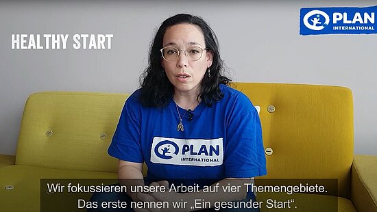 Die Länderdirektorin von Plan International Kambodscha, Gwynneth Wong, berichtet von den Erfolgen der Patenschaftsarbeit in Kambodscha.