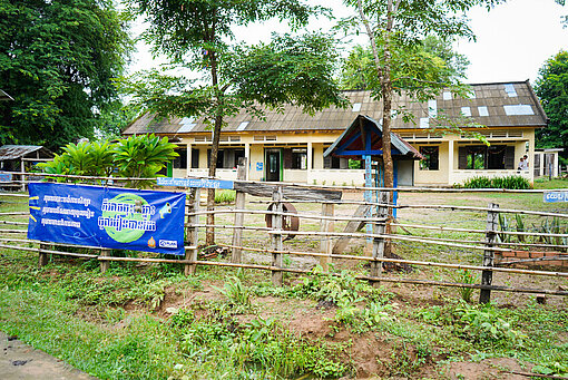 Heute bietet Pheakdeys Schule eine sichere Lernumgebung Schule in der Provinz Stung Treng