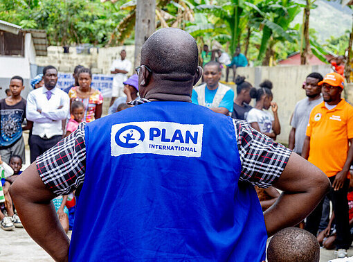 Plan Mitarbeiter in Haiti