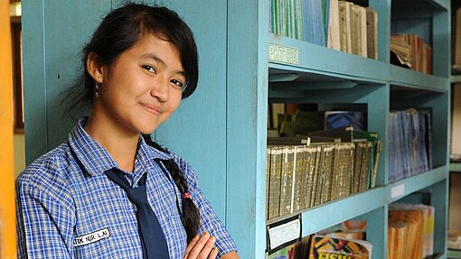 Bildung ermöglicht Mädchen ein selbstbestimmtes Leben. Bildung ermöglicht Mädchen ein selbstbestimmtes Leben.