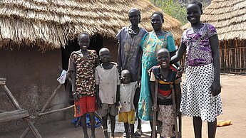 Nyachol floh 2014 vor dem Krieg aus dem Südsudan. © Plan Nyachol floh 2014 vor dem Krieg aus dem Südsudan. © Plan