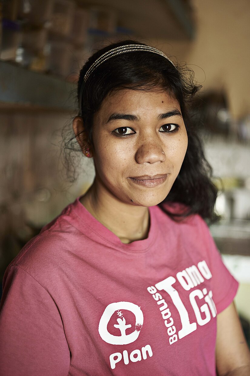 Die 23 jährige Urmila hat das Erdbeben hautnah miterlebt Die 23 jährige Urmila hat das Erdbeben hautnah miterlebt