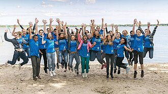 Teilnehmerinnen und Teilnehmer des Plan Action Summer Camps 2015 © Plan / Michael Fahrig