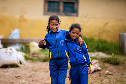 Kinder in Nepal