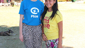 Imogen, 21, from Australia and Marinel, 17, from the Philippines Imogen, 21, from Australia and Marinel, 17, from the Philippines
