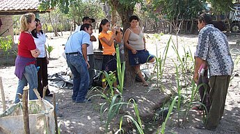 Der Garten von Lidia und ihrer Familie in El Salvador