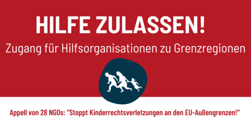 Plan International fordert Zugang für Hilfsorganisationen.