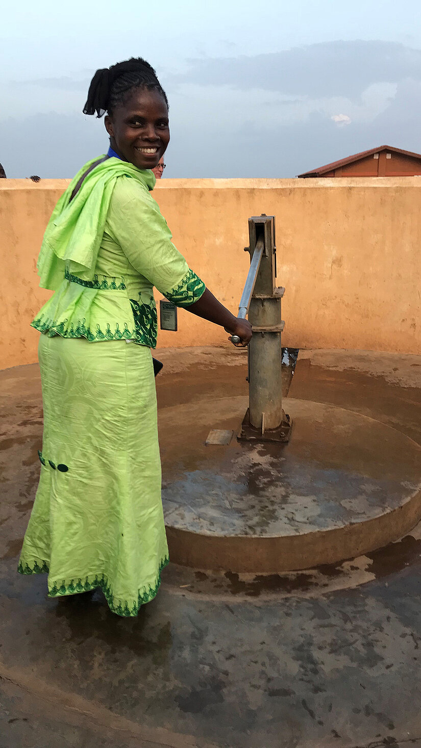 Wasserpumpe in Togo