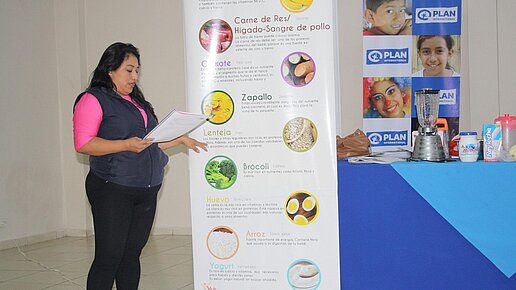 Schulung zu gesunder Ernährung