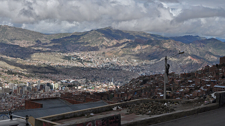 Tallandschaft La Paz.