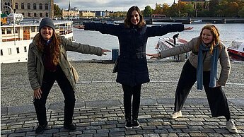 Bea, Luana und Lilli bei "Girls Get Equal Live" in Stockholm