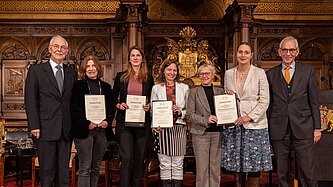 Yagmur-Preisverleihung im Hamburger Rathaus.