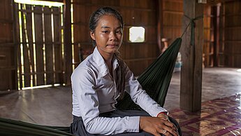 Nary, 14 Jahre, Kambodscha. © Plan International / François Struzik