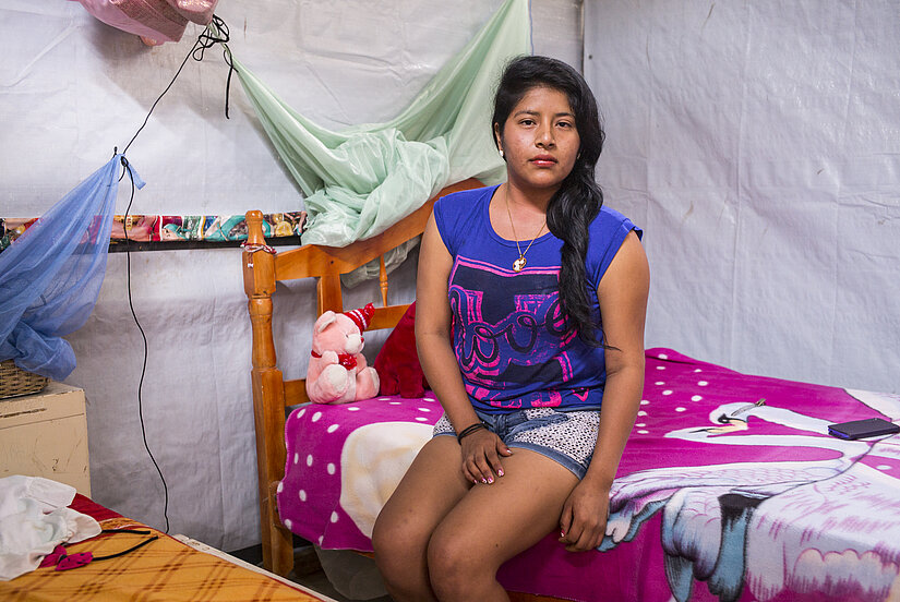Jhosselyn, 18 Jahre, Ecuador. © Plan International / François Struzik