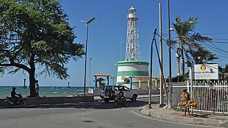 Straße am Hafen von Dili.