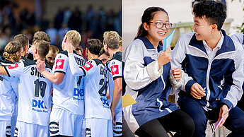 Plan International und der Deutsche Handballbund setzen sich gemeinsam für den Schutz von Kindern in Vietnam ein.