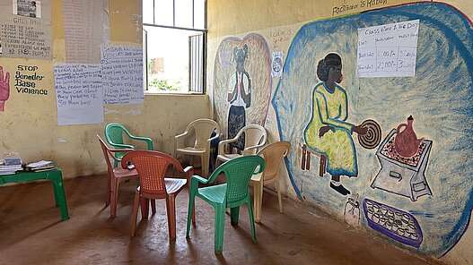 In den kinderfreundlichen Räumen 