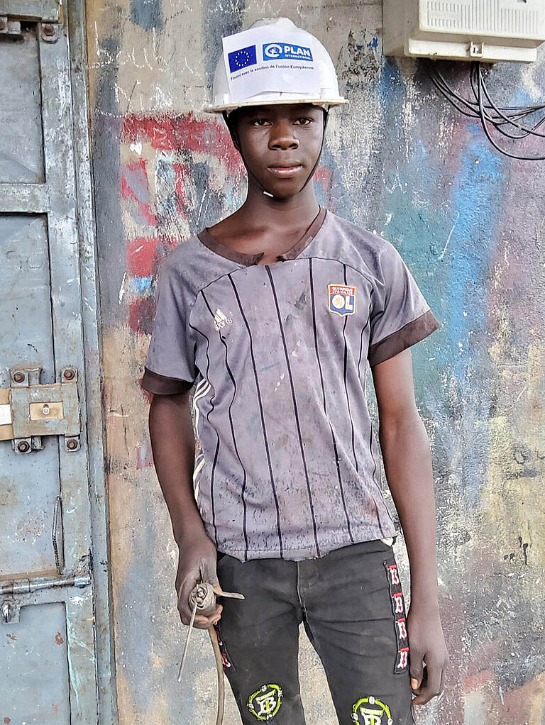 Der 19-jährige Amadou hat die Zukunft im Blick