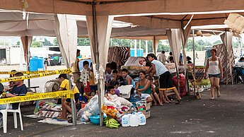 Die erste Phase der Katastrophenhilfe wird 75.000 Menschen, die Hälfte davon Kinder, in der Provinz Manabi erreichen.