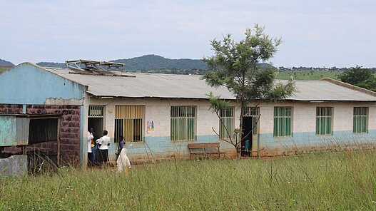 Das Gesundheitszentrum in der Geflüchtetensiedlung in Ura, Äthiopien.