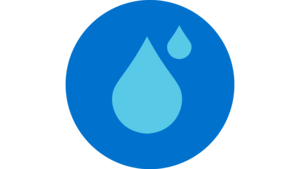 Icon eines Wassertropfens.