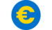 Icon eines Eurozeichens.