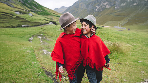 Dank der Nährstoffreichenversorgung können Kinder gesund aufwachsen. 