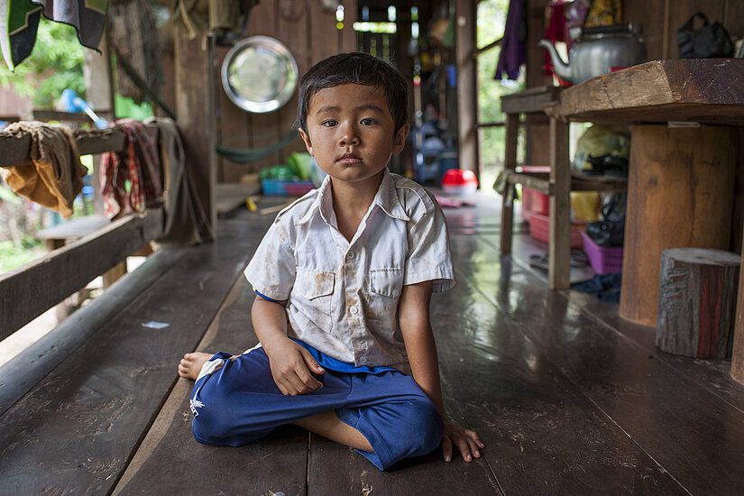 Phoum Gnea, 6 Jahre, Kamboscha. © Plan International / François Struzik