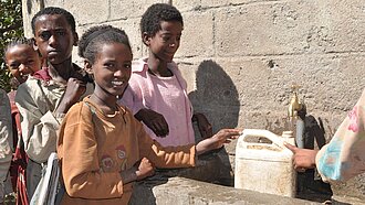 Sauberes Trinkwasser ist ein wertvolles Gut in der äthiopischen Region Amhara.